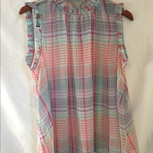 Belle Sky, Blouse, sheer and feminine, spring look